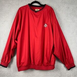 Vesi Sportswear The Ohio State Windbreaker Men Pullover Jacket Size XXL Athletic